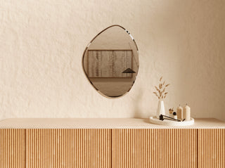Alessia Bevelled Wall Mirror - 900 x 700