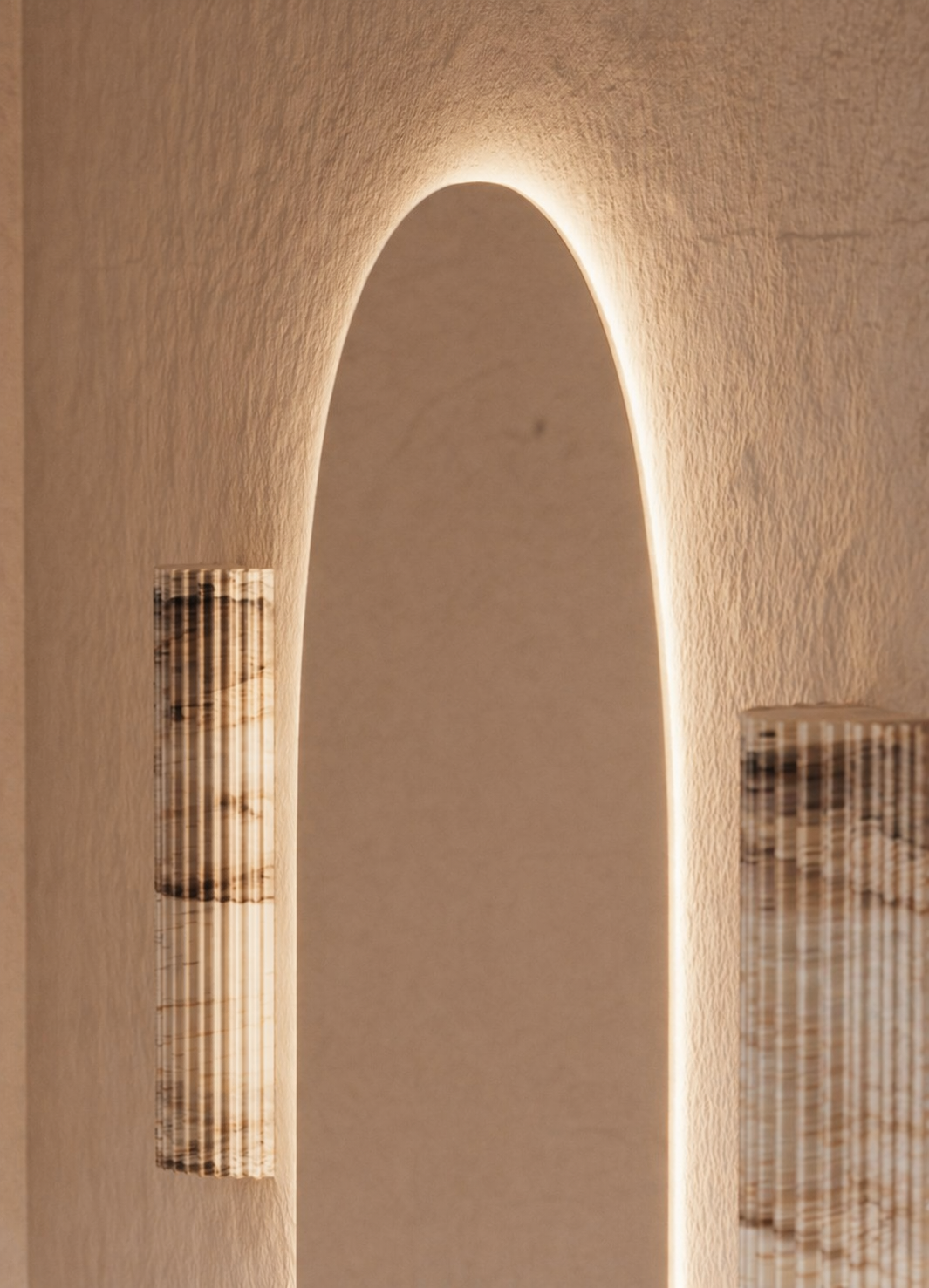 Elena LED Wall Mirror - 900 x 600