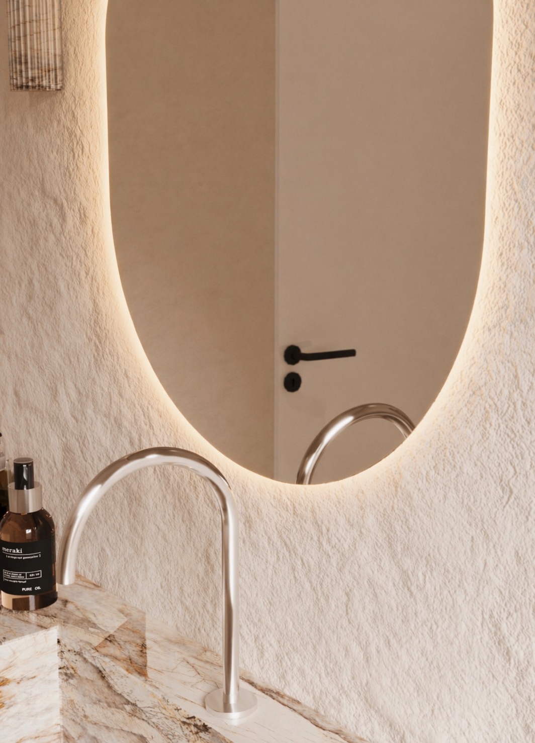 Elena LED Wall Mirror - 900 x 600