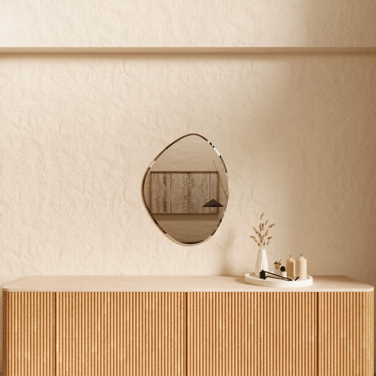 Alessia Bevelled Wall Mirror - 900 x 700 in Bevelled Edge, front view