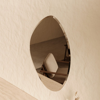 Alessia Bevelled Wall Mirror - 900 x 700 in Bevelled Edge, angled from the right