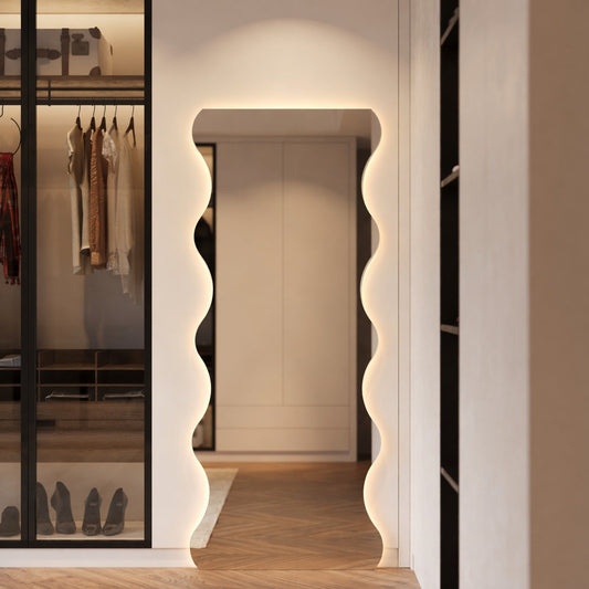 Felicia LED Full Length Mirror - 1700 x 630 in Frameless LED, front view