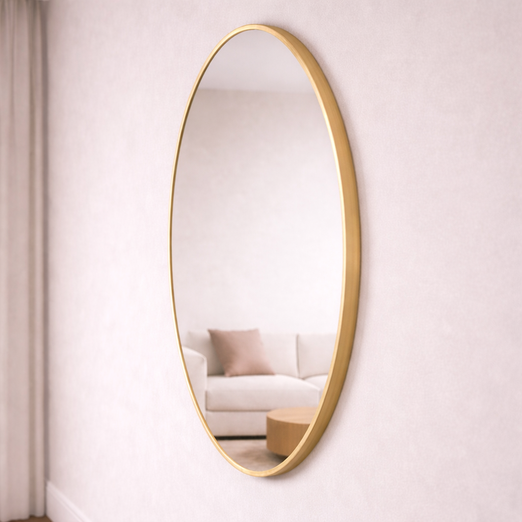 Jasmine Round Wall Mirror