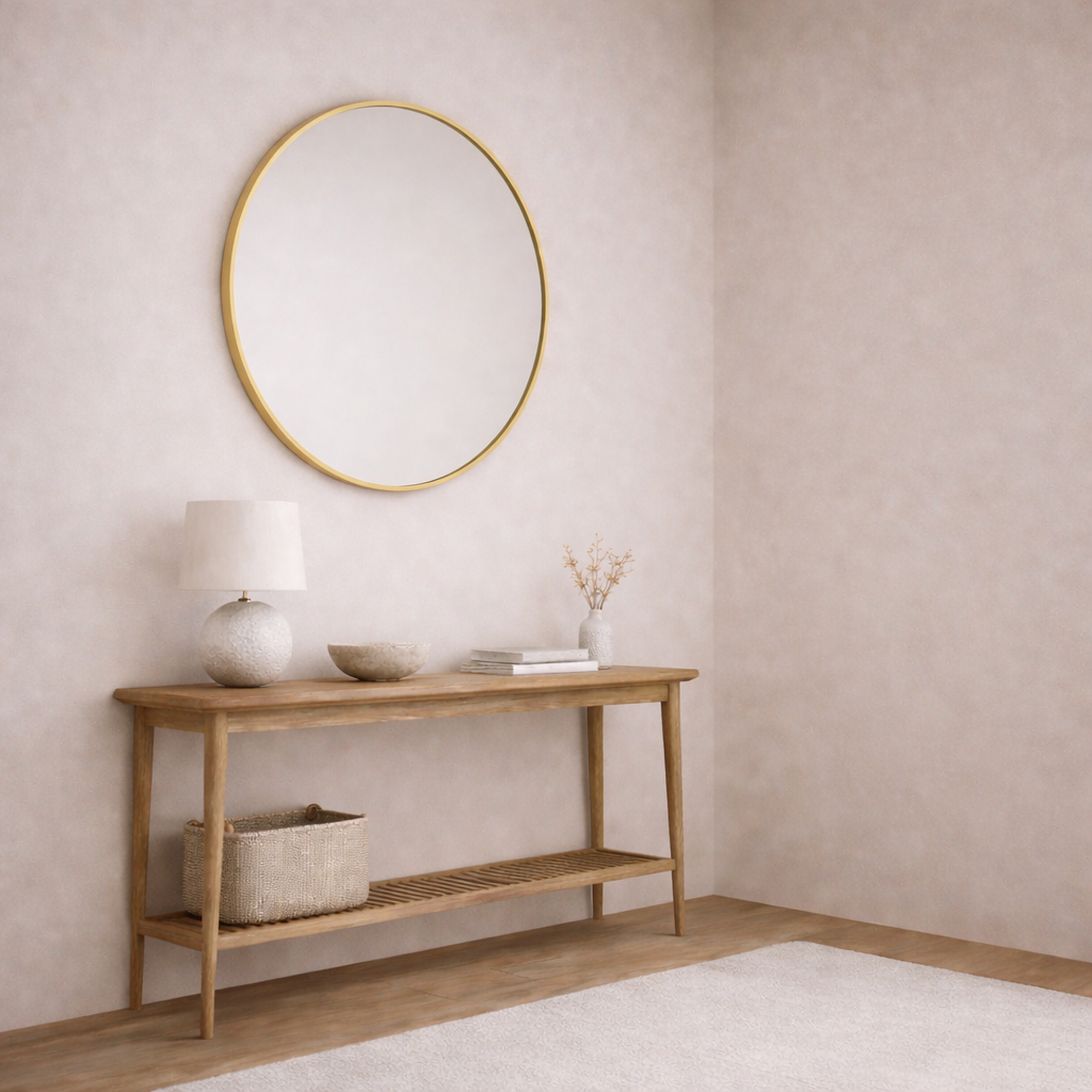 Jasmine Round Wall Mirror