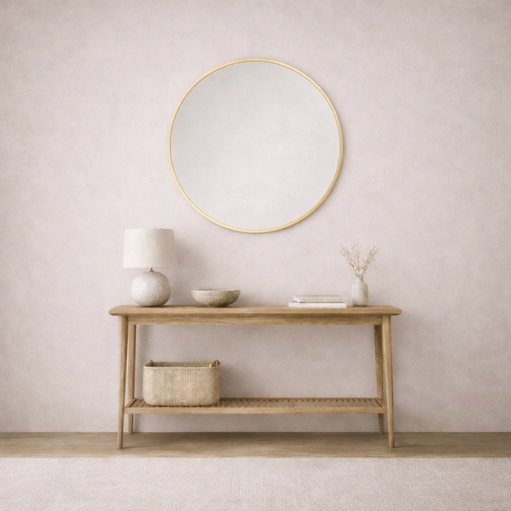 Jasmine Round Wall Mirror