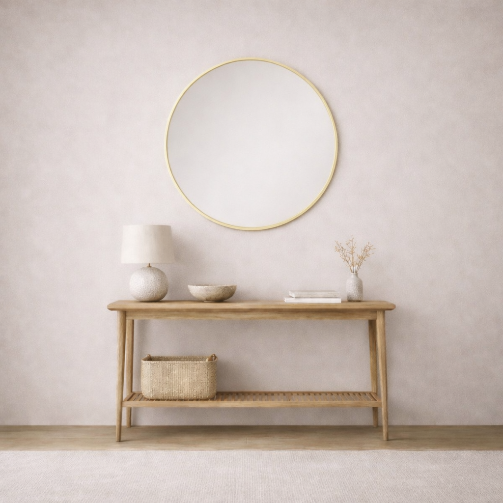 Jasmine Round Wall Mirror
