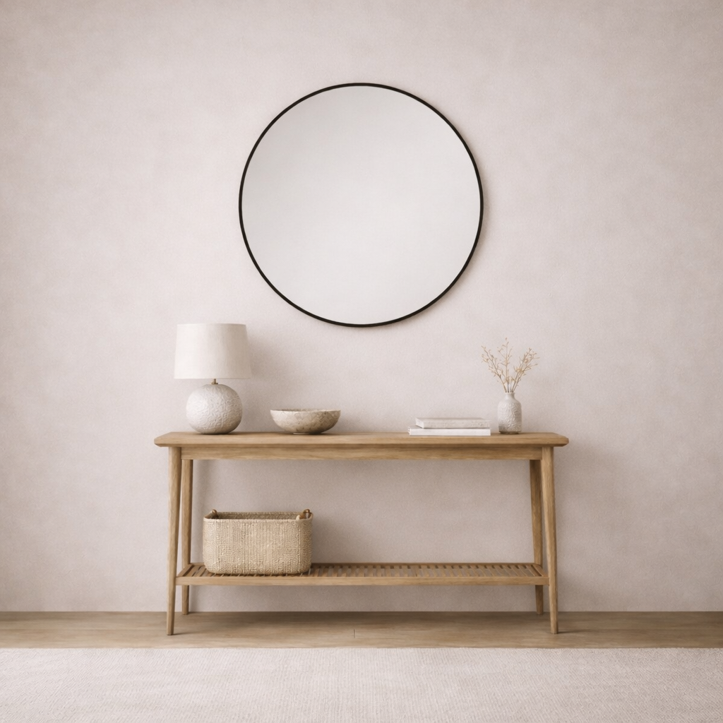 Jasmine Round Wall Mirror